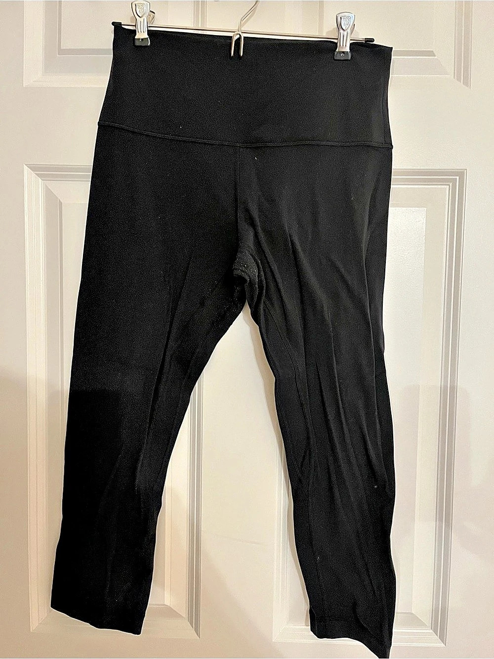 lululemon Align High-Rise Crop 21" Black Leggings Size 8